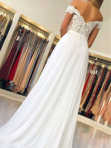 Woochic Robe longue blanche à broderie anglaise